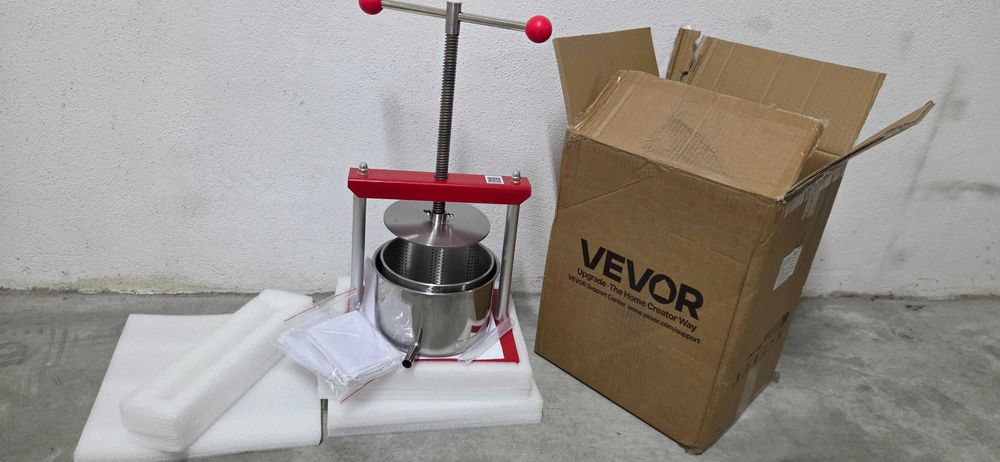 Mini prensa de Vinho 3L VEVOR