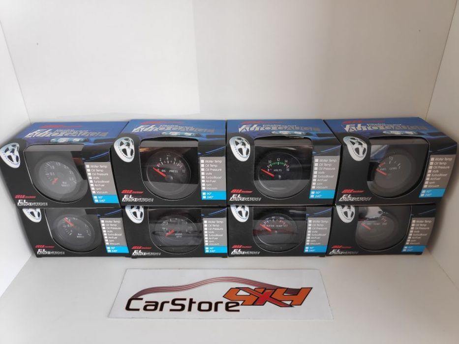 Manómetro estilo VDO Voltagem / Voltímetro