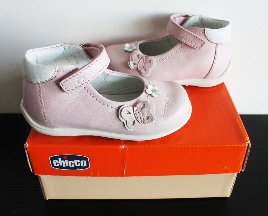 Sapatos de couro menina tamanho 23 Baby Ballerina Guya da Chicco