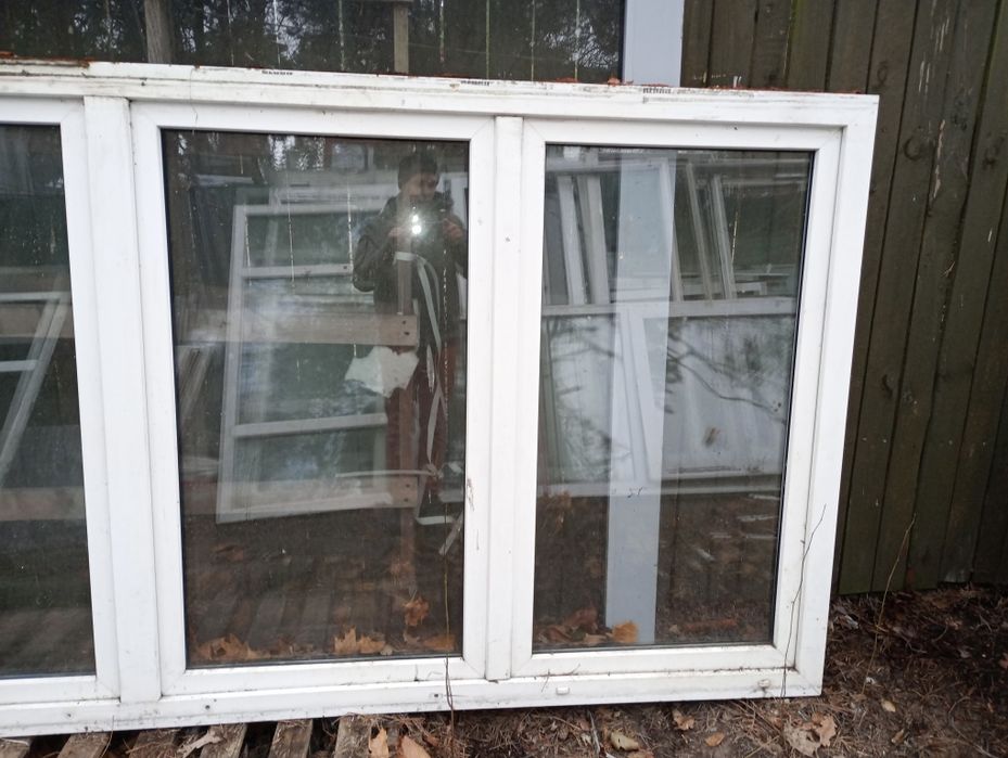 Okno 245 x 145 cm pcv polecam!