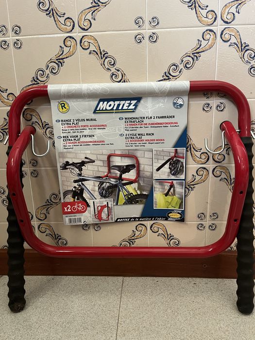 Suporte parede para 2 bicicletas da Mottez NOVO