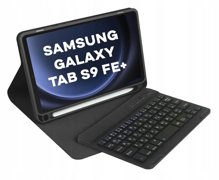 etui z klawiatura do samsung galaxy tab s9 fe+ 12.4" 2023 sm-x610 sm-x616b
