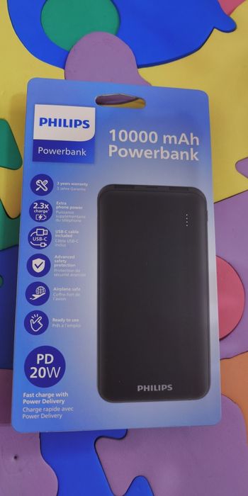 Павербанк powerbank Philips 10000 mAh