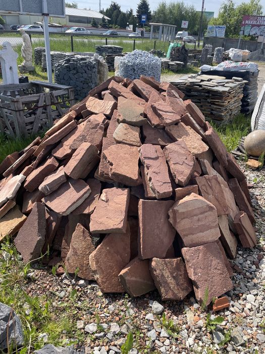 CZERWONY PIASKOWIEC - Płyta Ogrodowa Kamień Ścieżkowy, Kamień na Taras