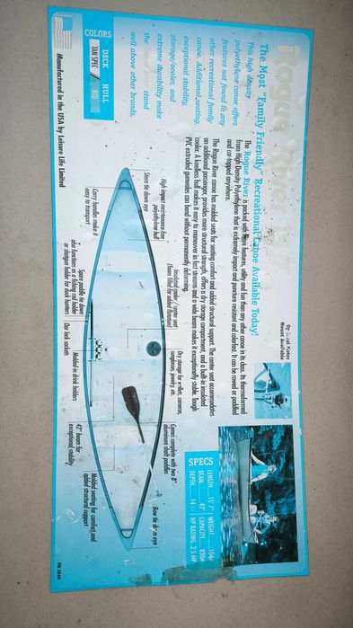 Kajak Canoe Rouge River 15,7