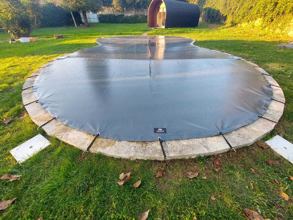 Coberturas de piscina em lona PVC