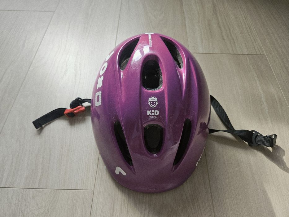 Kask rowerowy dziecięcy BTWIN KID, Decathlon, 52-56 cm