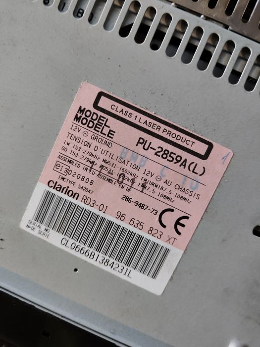 Radio samochodowe peugeot 206 plus 2011 r