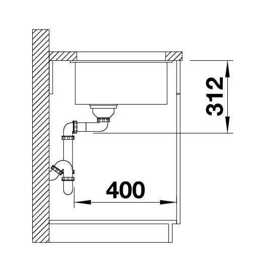 Lava Louça Blanco SUBLINE 700-U