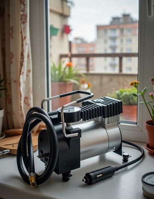 Авто компресор 12 вольт 965 кПа портативний