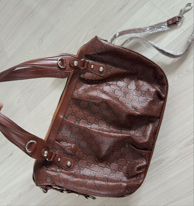 Torba do reki brazowa czekoladowa torebka elegancka skóra