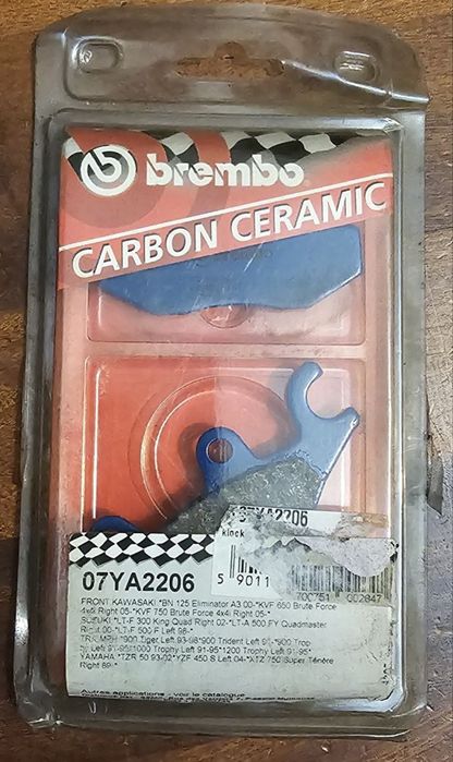 07YA2206 Колодки brembo
