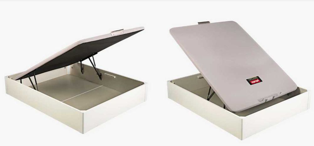 Base Sommier Pikolin 140 × 190 cm – Branco – Semi-novo