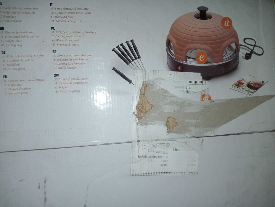 Piec elektryczny do pizzarette EMERIO