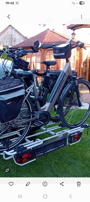 Bagażnik rowerowy na hak (4 rowery-80kg ładowności) idealny na rowery elektryczne.