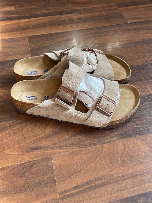 Birkenstock arizona klapki unisex 40 skorzane