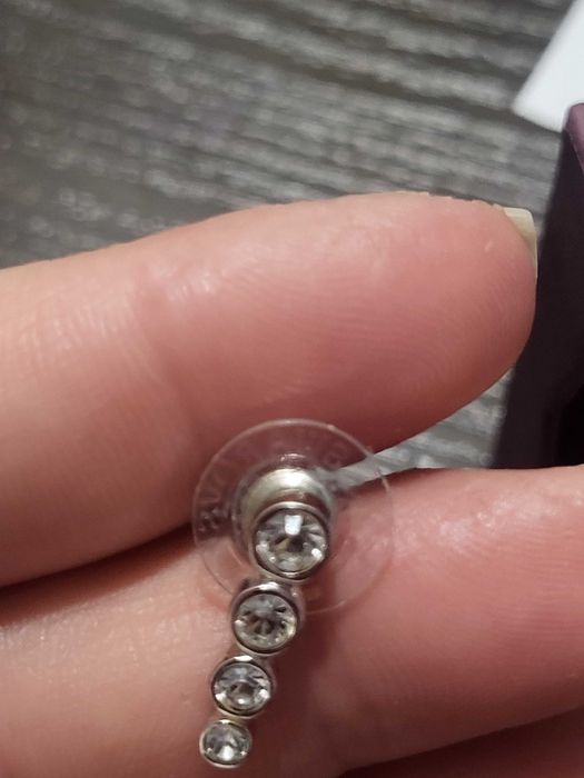 Сережки swarovaki