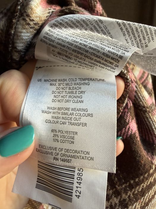 Спідниця в клітинку XL демісезон new yorker