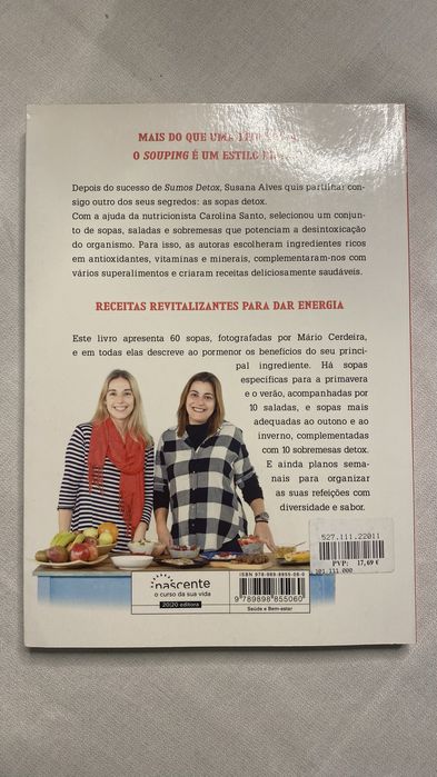 Livro Sopas Saladas e sobremesas detox
