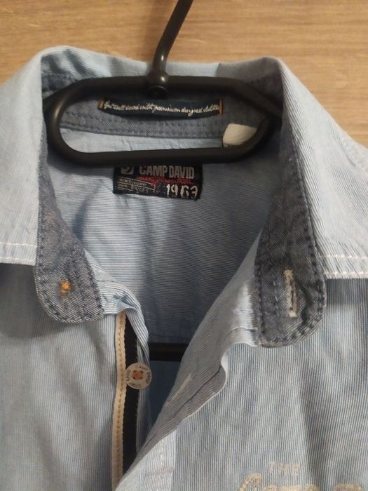 Koszula niebieska  r.140