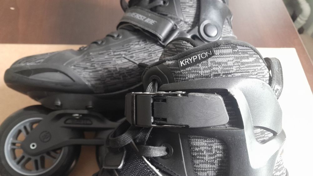 Powerslide Krypton 3x100 roz.42 NOWA szyna i kółka