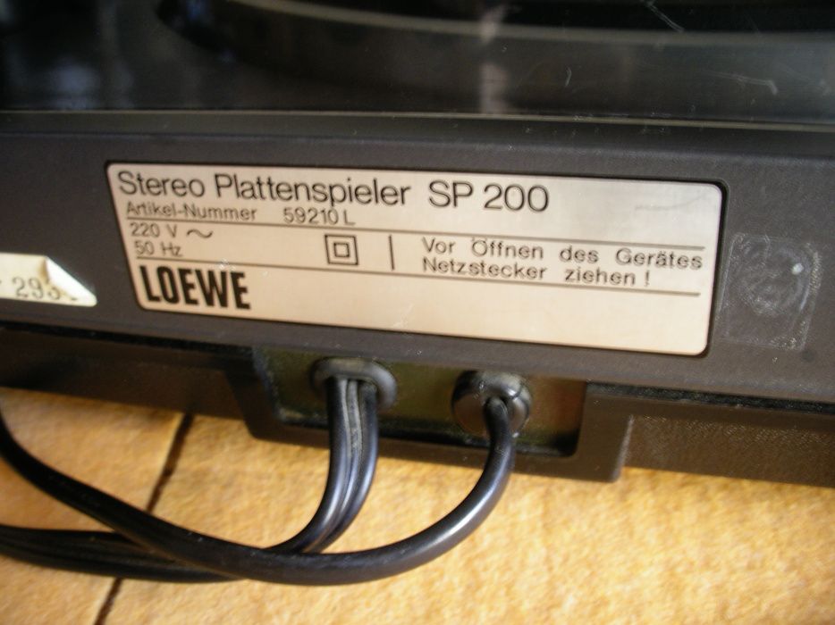 gira discos loewe opta sp 200