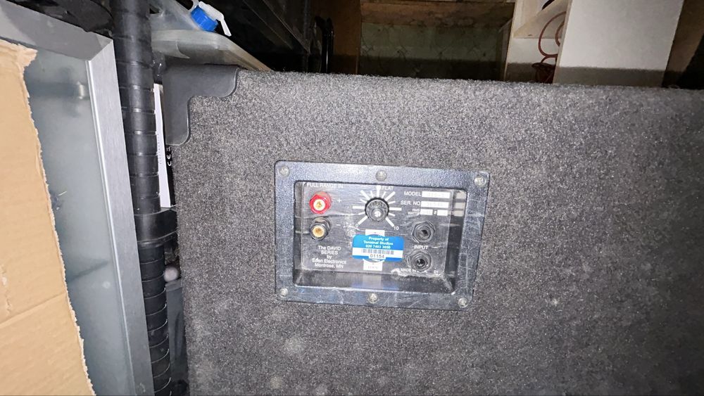 Kolumna basowa eden usa D410 T 540w 4ohm kólka transportowe futerał