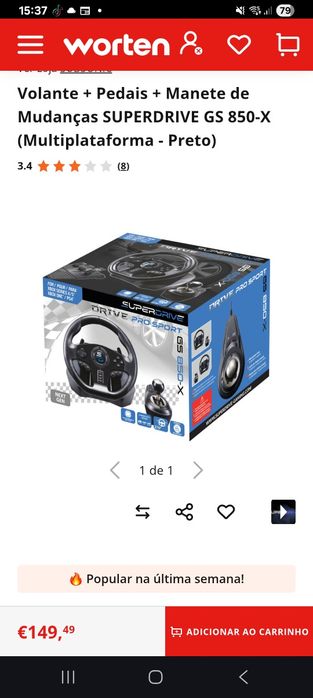 Volante Playstation 4