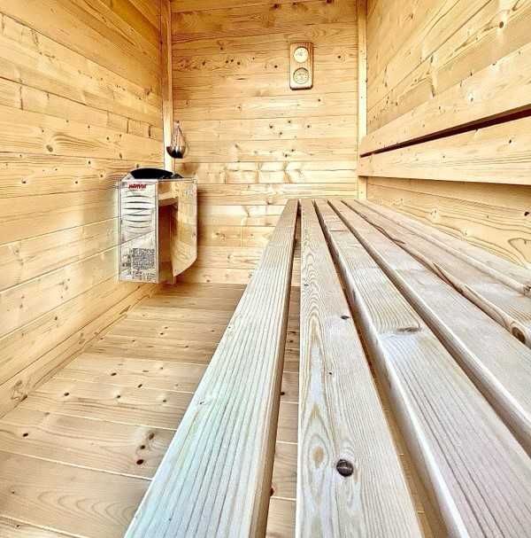 Sauna Sucha - Ogrodowa - SmartSauna - 2 osobowa, Z piecem!