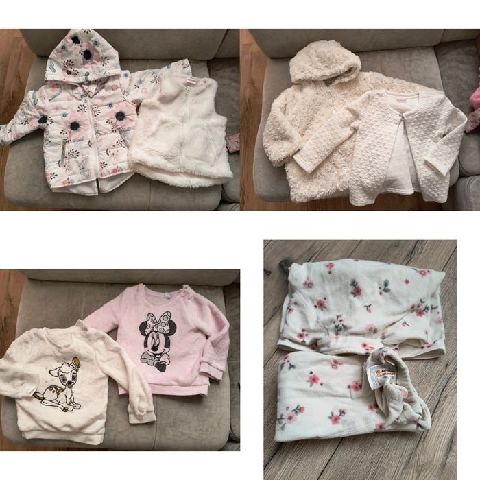 Paka paczka duża ubrań dla dziewczynki 86