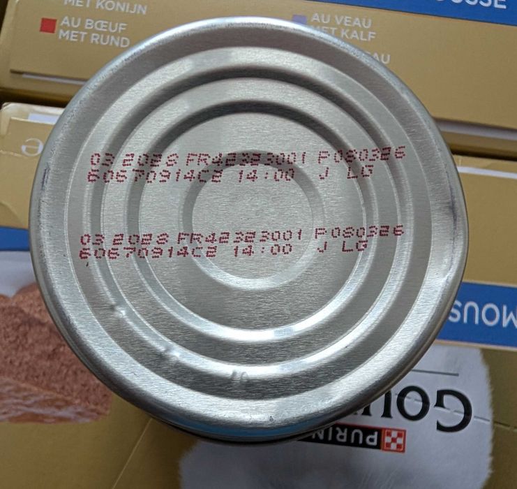 192 latas Gourmet Gold mousse para gato