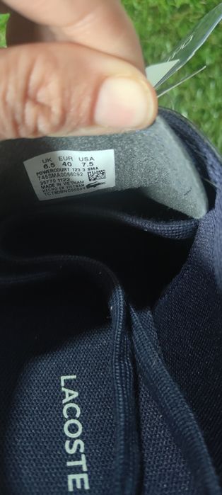 Lacoste granatowe buty r.40 26 cm nowe sneakersy