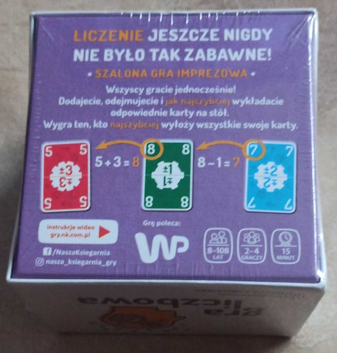 GRA LICZBOWA - Gra karciana - NOWA!