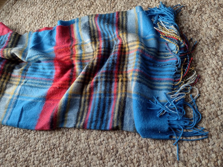 Szal Zara  kolorowy w kratę