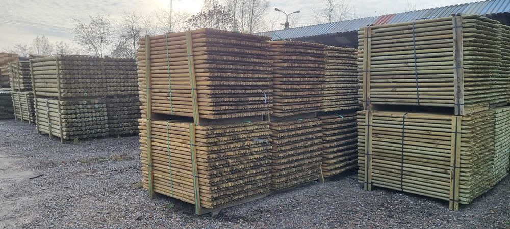 paliki, kołki, palisada, palik toczony