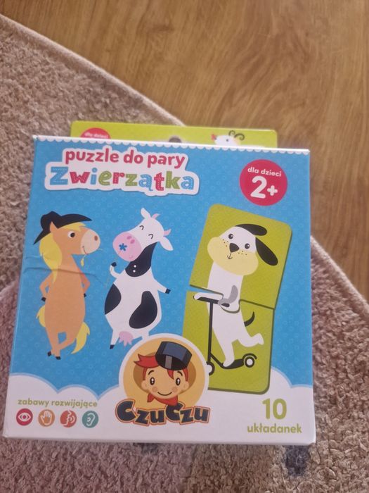 Puzzle do pary Czczu 2+ zwierzątka