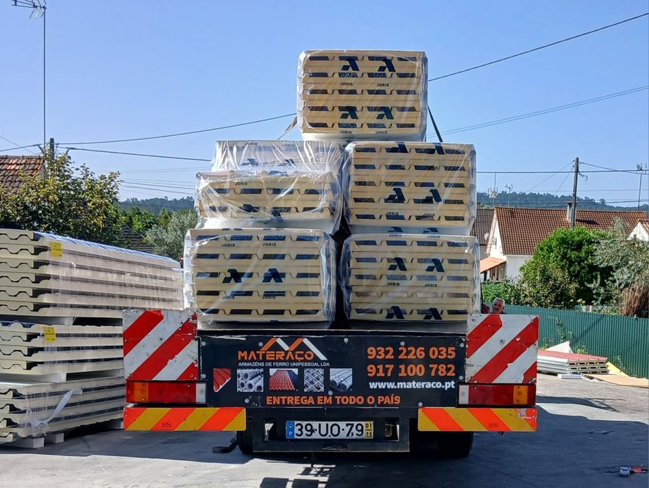 Painel sandwich com entrega até 15 de comprimento