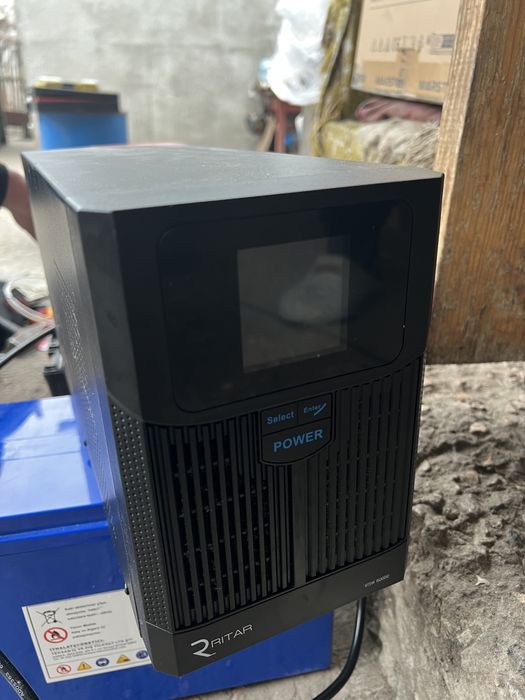 Джерело безперебійного живлення RITAR RTSW - 1500 LCD + акумулятор ORBUS 12V-100AMP