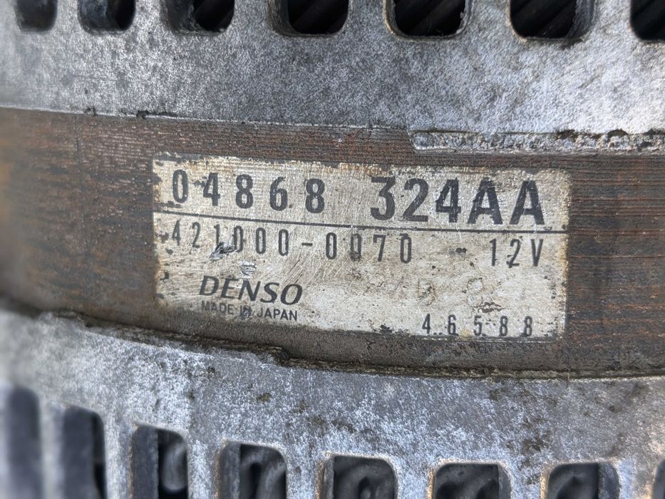 Генератор Chrysler Voyager Grand Voyager Dodge Caravan 2.4 3.3 3.8 бенз Гарантія наложка