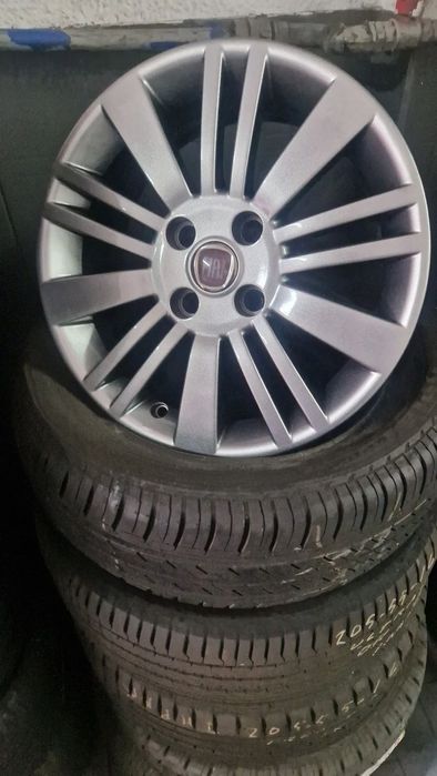 JANTES 15 ORIGINAIS FIAT GRAND PUNTO ANTRACITE(REPARADAS IGUAL NOVAS)