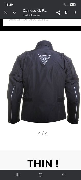 Dainese Philip Gore tex Tam  54