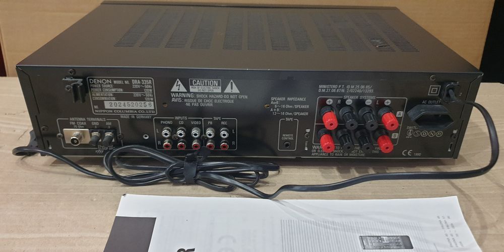 Denon DRA-335 Stereo підсилювач з fm тюнером