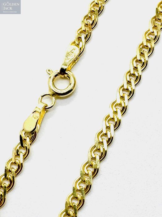 Złoty łańcuszek splot Monaliza złoto pr. 585 długość 55 cm waga 7,46 g