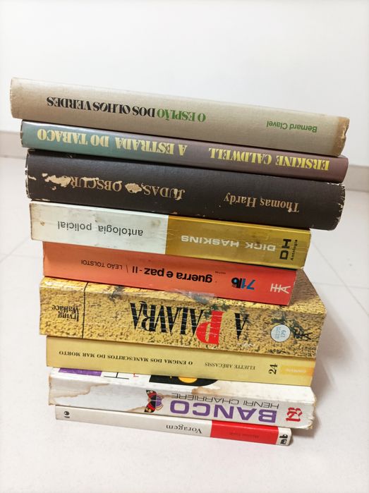 Livros antigos de consagrados autores Internacionais