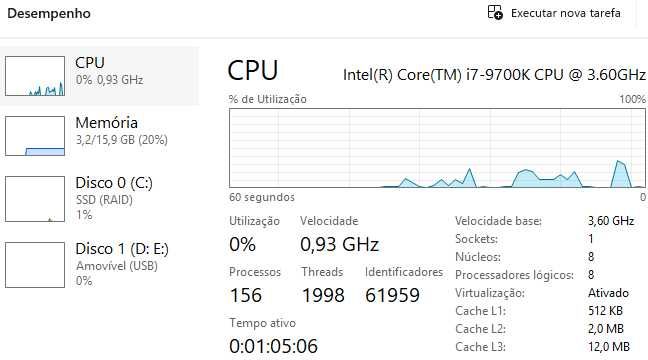 Computador Gaming, i7 9ºgen, 16GB RAM, NVMe 970 1TB e RX 580 8GB