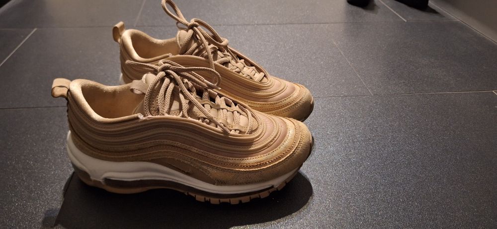 Sneakersy Nike air max 97 Złote złoty r. 38