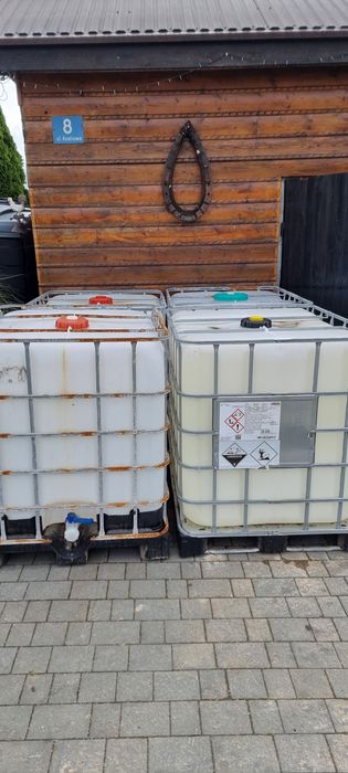 Zbiornik 1000l, mauzer możliwość transportu