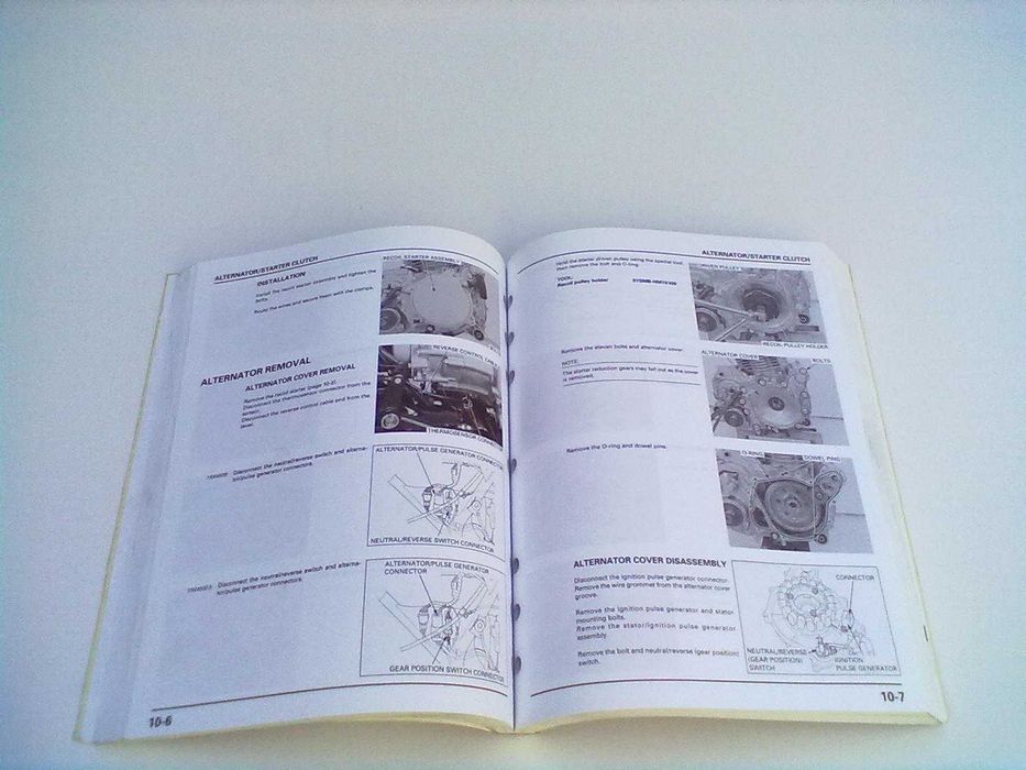 Manual Técnico Oficial Honda TRX Fourtrax Foreman 450S - 450ES