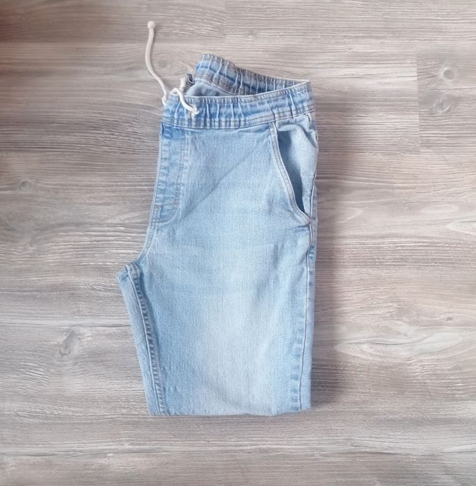 Sinsay jeansy niebieskie jogger