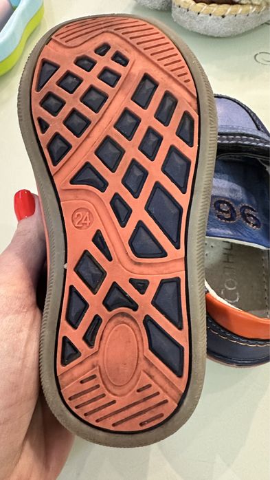 Туфли кожаные, кроссовки, ботиночки, размер 24